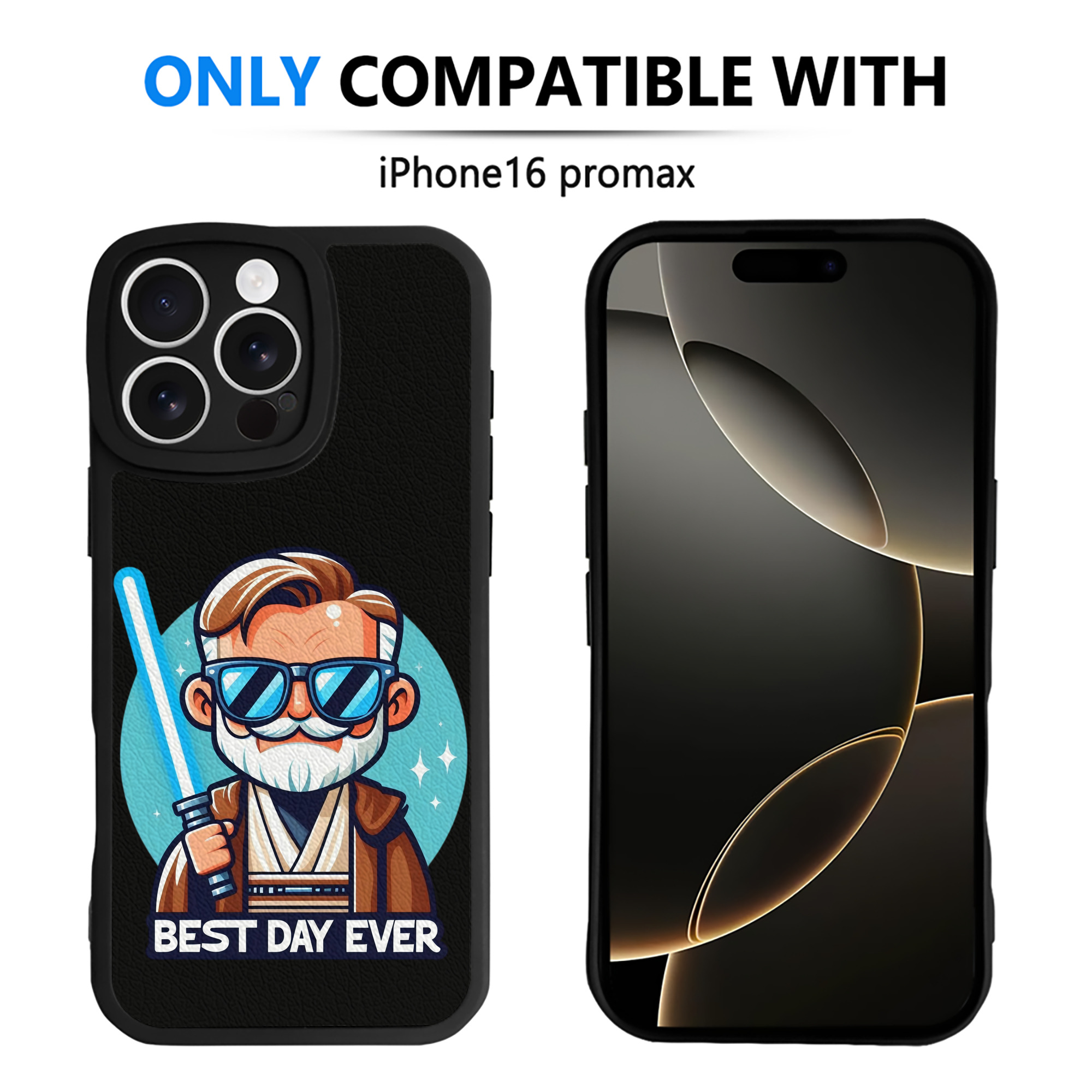 （画像用） スター・ウォーズ Star Wars 【iPhone 16シリーズ対応】シリコンスマホケース（レザー調） 材質：シリコン